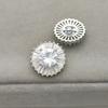 5pc Luxury Crystal Buttons for Clothing Cubic Zirconia Button for Coat Decorative CZ Sewing Buttons for Suits Cardigan