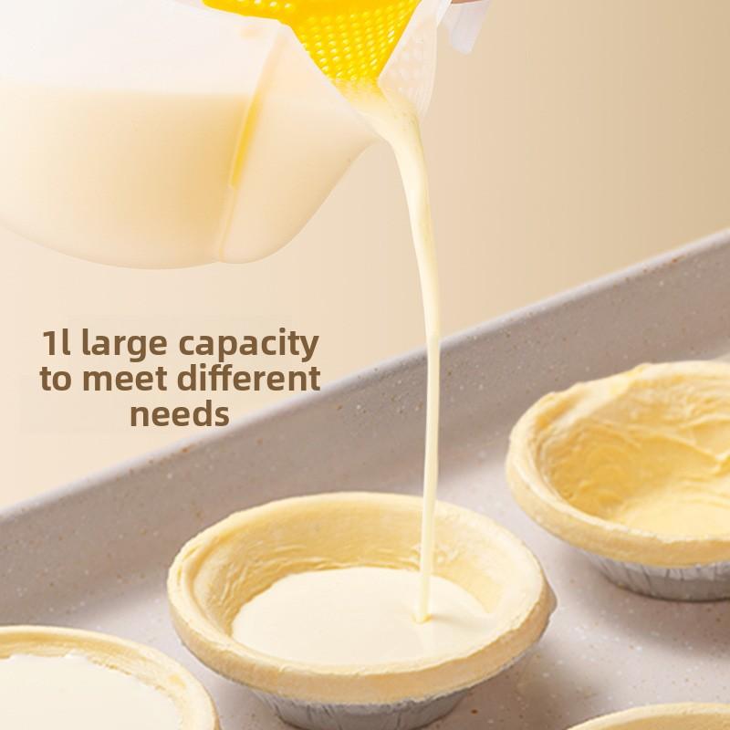 Large-capacity Baking Bowl with Scale for Separating Soup and Oil