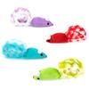 Chiwava 4-Piece 38cm Long Soft Plush Rattle Toy for Cats, Mouse Rattle Sound, Small Mouse Activity Interactive Toy