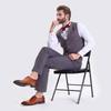 Fashion High Quality Handmade Comfortable Casual Wearing-Resist Lace Up Genuine Leather Oxford Dress Shoes for Men Business Office