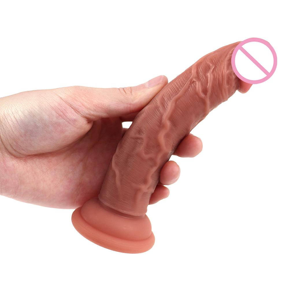 Realistic Small Dildo Dick 6 Inch Small Beginner Anal Dildos Sex Cock Silicone Soft Penis Adult Supplies Sex Toy For Women 18