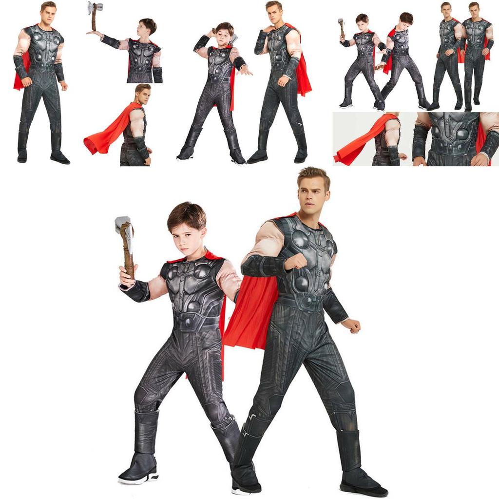 Avengers Endgame Thor Superhero Costume For Adults With Exquisite Workmanship And Breathable Material