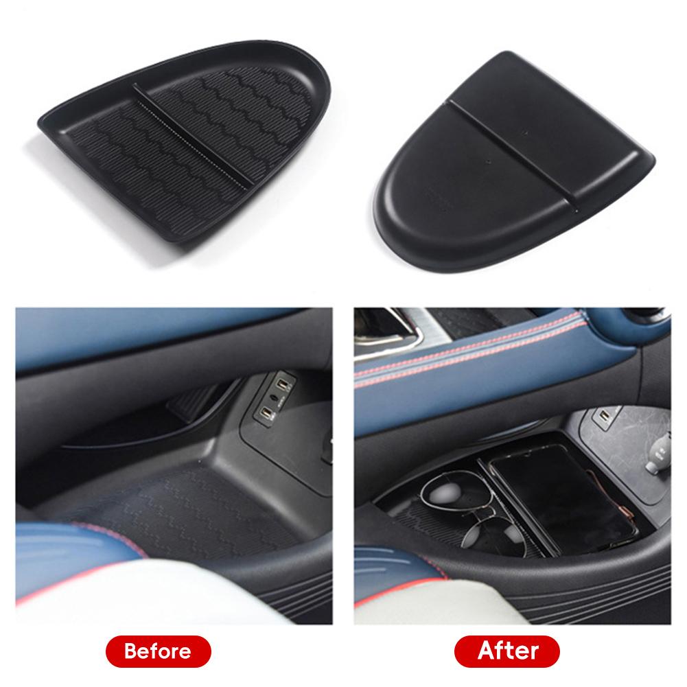 Car Central Console Phone Holder Tray Organizer Detachable Durable Easily Install Center Console Organizer Suitable for Byd Atto 3 2022 #469496