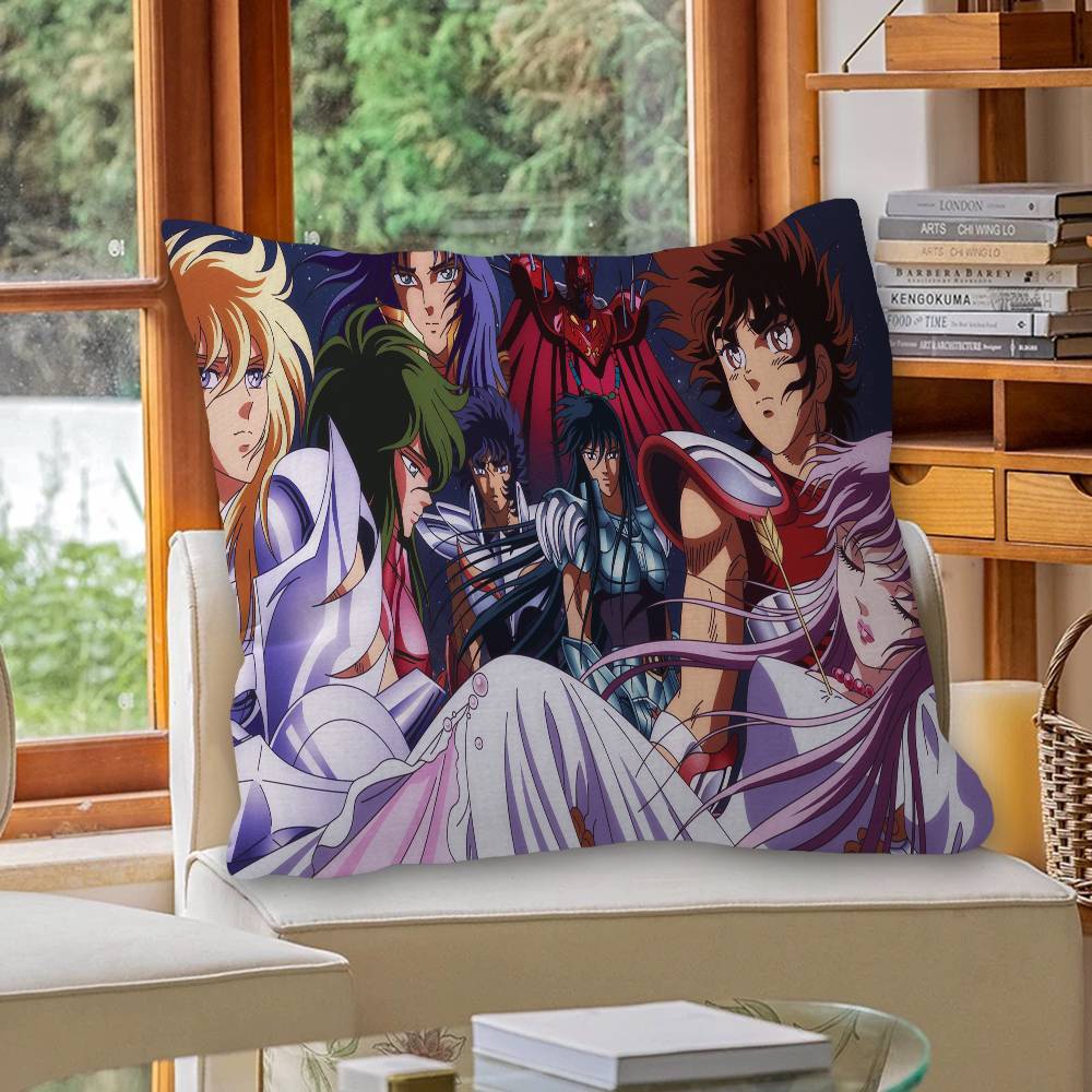 Retro Anime Saint Seiya Cushion Cover Decorative Pillow Sofa Home Decor case pillow cases