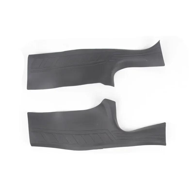 Door Sill Protector Cover for Tesla Model Y Trunk Threshold Bar Welcome Pedal Sticker ABS Side Fender TPE Mats Car Accessories