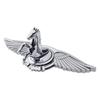 3D Horse Head Wing Car Emblem: Exterior Hood Decoration Metal Sticker