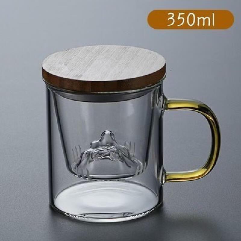 Guanshan High Borosilicate Glass Tea Infuser Mug