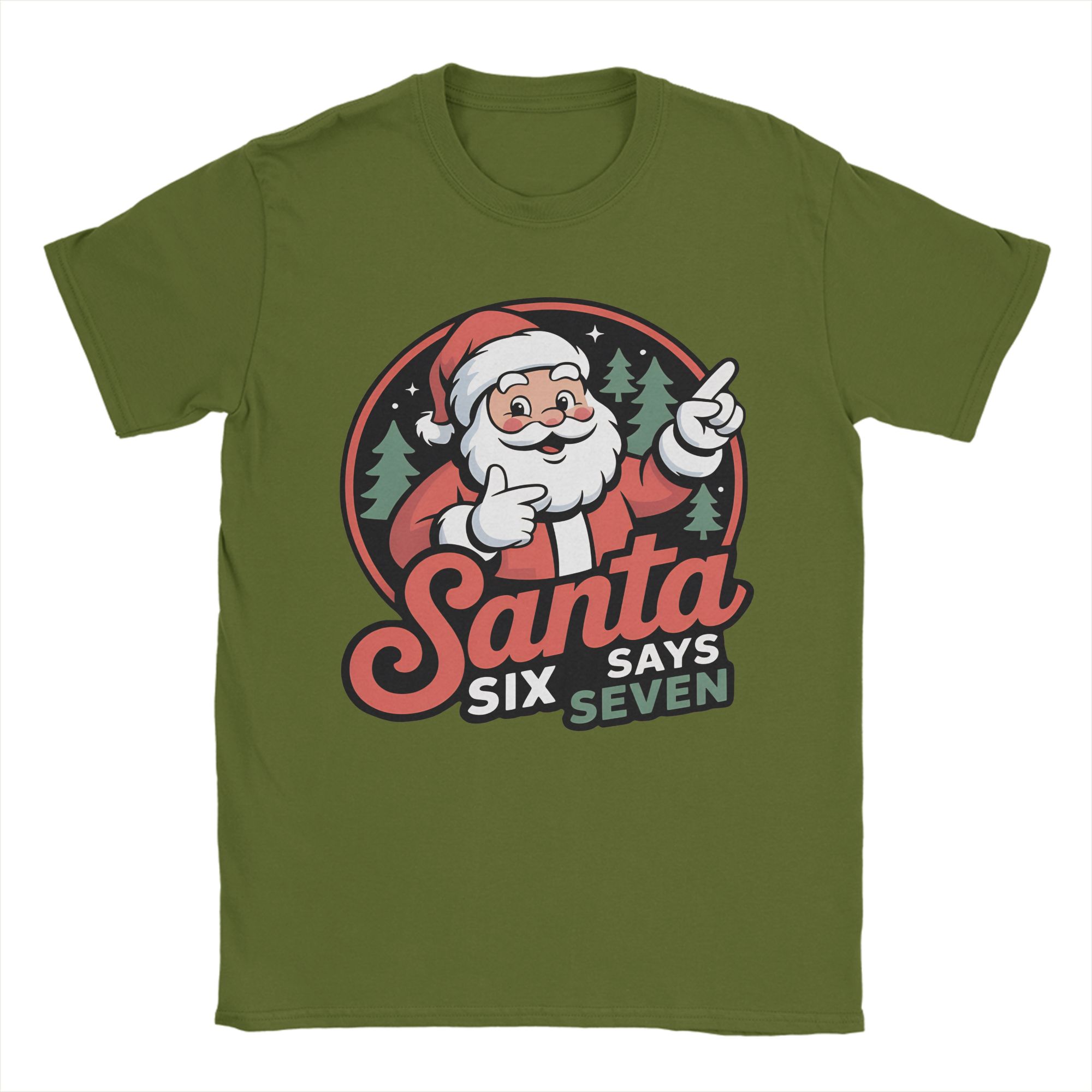 

Vintage Dabbing Christmas Santa Says 67 T-Shirt Men Round Collar Cotton T Shirt Short Sleeve Tee Shirt Summer Tops 4XL