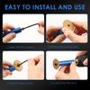Impact Connect Pipe Cutter with Diamond Grit Cutting Wheel 2-1/2" Cutting Depth 1/4" Hex Shank 1.34" Diameter Plumbing Tool