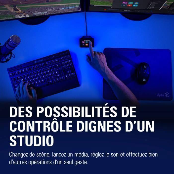 Corsair Elgato Stream Deck Mini - Contrôleur de création de contenus en direct avec six touches LCD personnalisables, pour Windows 1