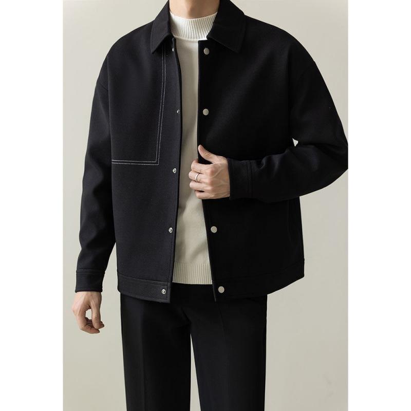 2024 Spring Men s Lightly Mature Casual Short Lapel Jacket Extra Large
