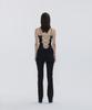 DRAE Linen-Blend Skinny Leg Pants_Black