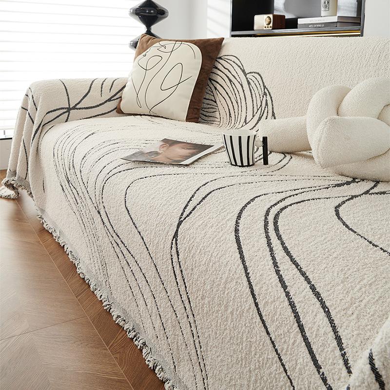 Sofa Towel Plush Yarn Sofa Cover Cloth High-Grade One-Piece Sofa Blanket All-Inclusive Sofa Cover Dust Cover