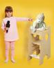 Kitchen Helper For Children 2 In 1 Wooden Table And Chair