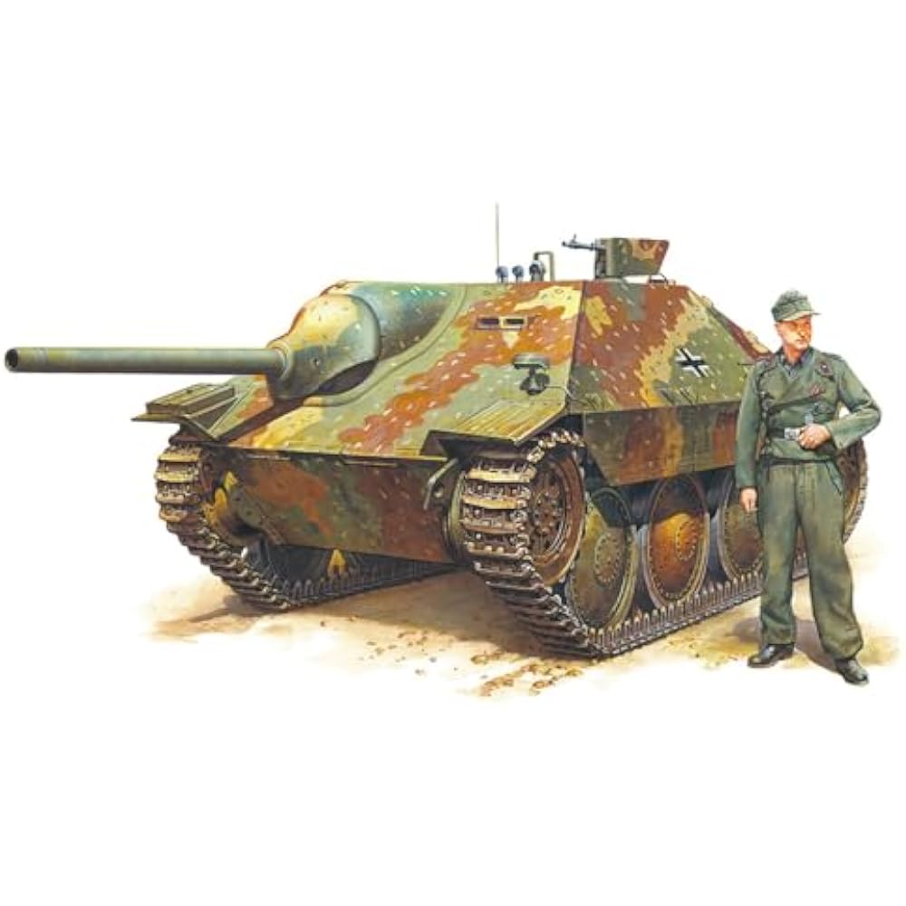 Tamiya 1/35 Military Miniature Series No. 285 German Army Tank Destroyer Hetzer Mid-Production Pl...