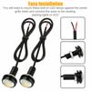4 Pcs Led Front Grille Marker Lights 300lm 3w Amber Color Lamp Compatible For Chevrolet Colorado