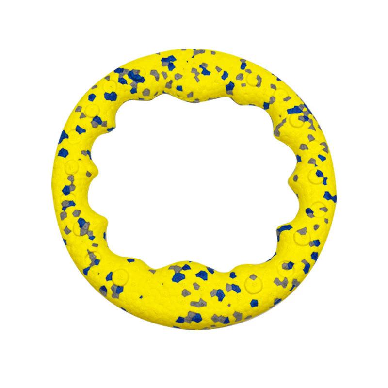 Durable Teething Pull Ring for Medium & Large Dogs - High Elasticity Silent Agility Toy