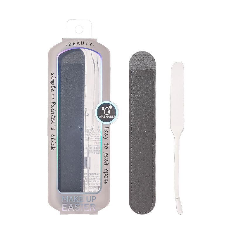 YOUSHA - Plastic Makeup Mixing Spatula with Sleeve