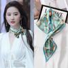 Small silk scarf women's new spring and autumn thin temperament thin lazy free tie popular neck neck protection scarf scarf