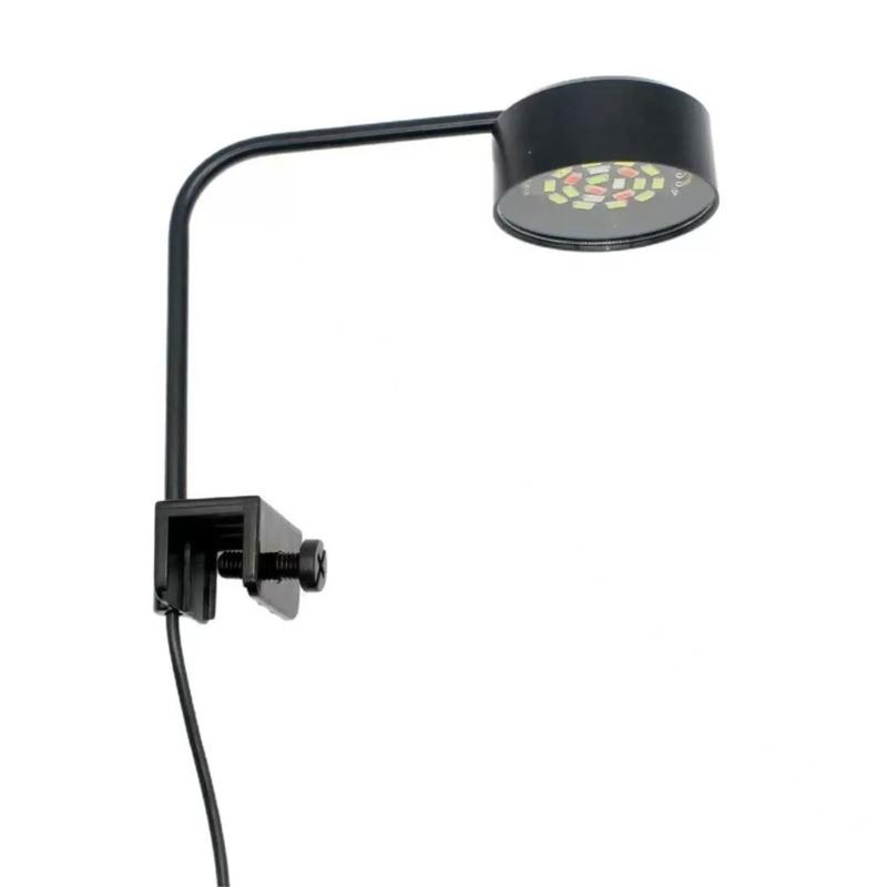 Lampă LED pentru Acvarii Ajustabilă Alimentată USB cu Clip pentru Acvarii Mici, Pentru Creșterea Sănătoasă a Plantelor Acvatice în Acvarii Mici