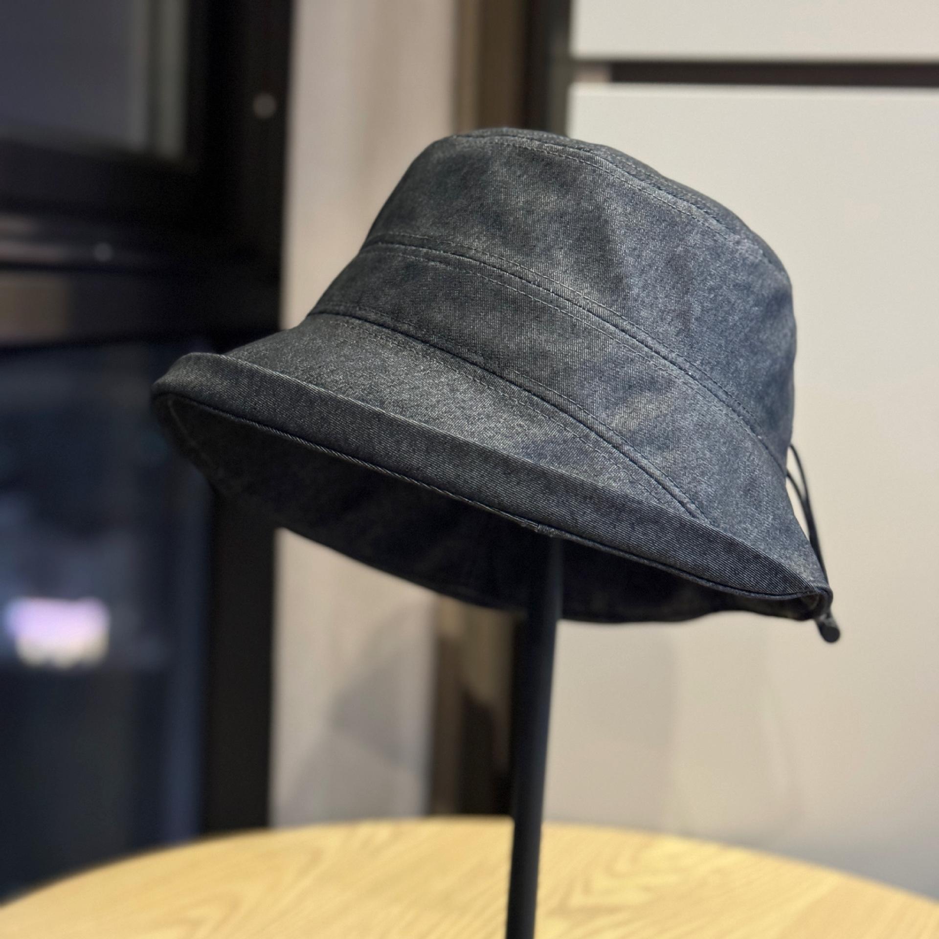 

Casual and simple front-long-back-short fisherman hat for women2026Korean-style versatile spring-summer thin sun protection hat that covers the face Adult54-60Adjustable чёрный