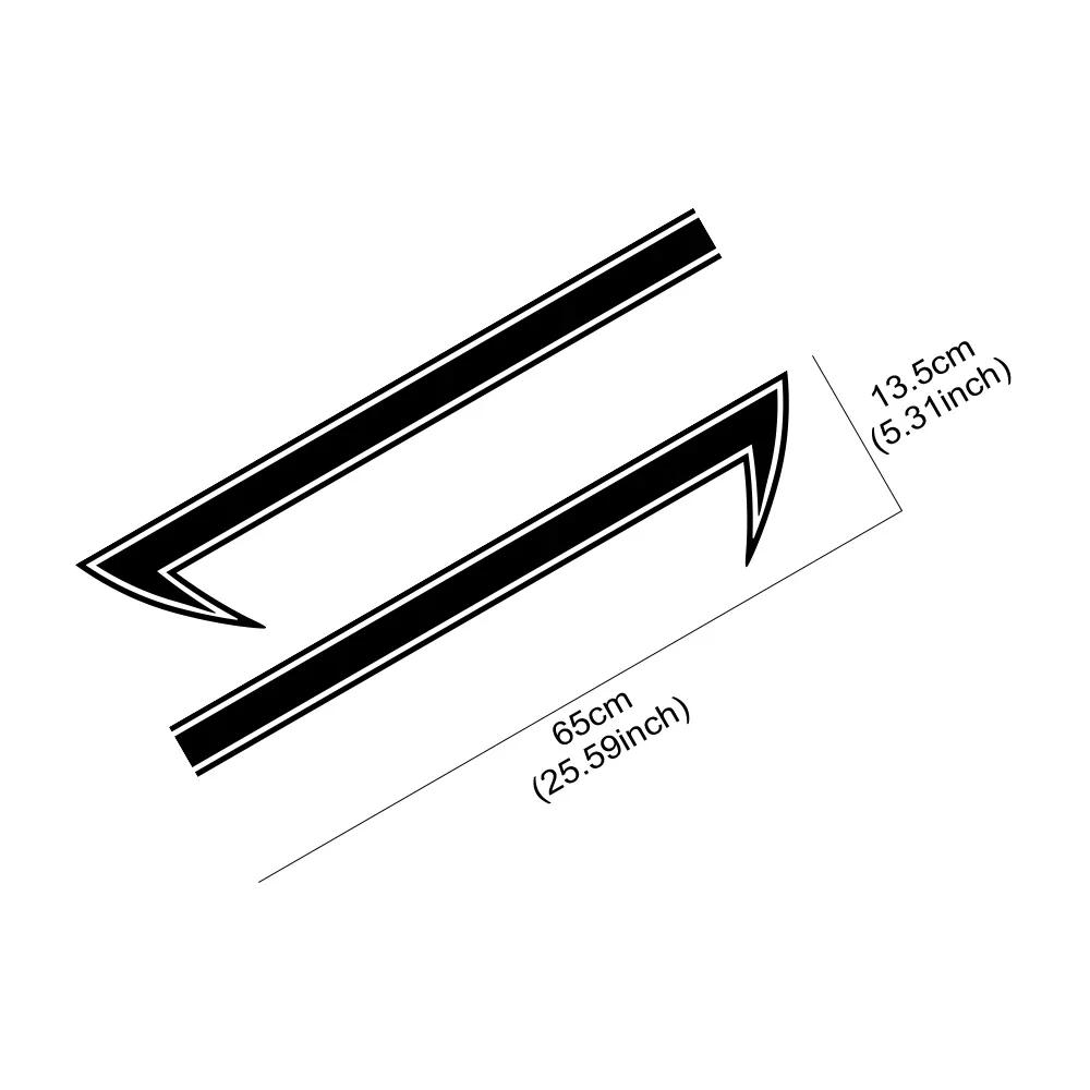 2PCS Car Bumper Stickers Vinyl Decals Auto Tuning Accessories Film Decor For Scania R Series Heavy Big Trucks Semi Trailer