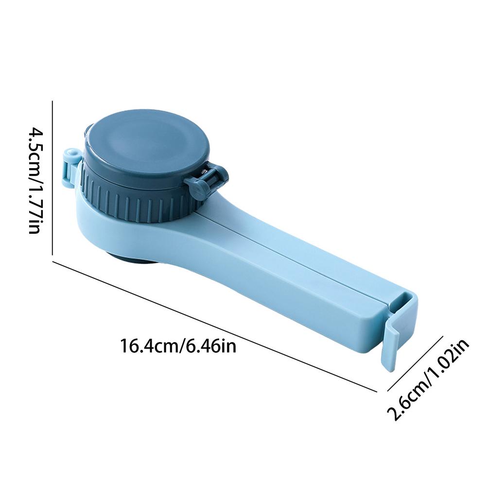

Зажим для запечатывания пакетов с носиком для заливки 2X Зажимы для пакетов с чипсами Зажимы для закусок Зажим для запечатывания пищевых продуктов Зажим для заливки хлебных пакетов Закусочные пакеты синий