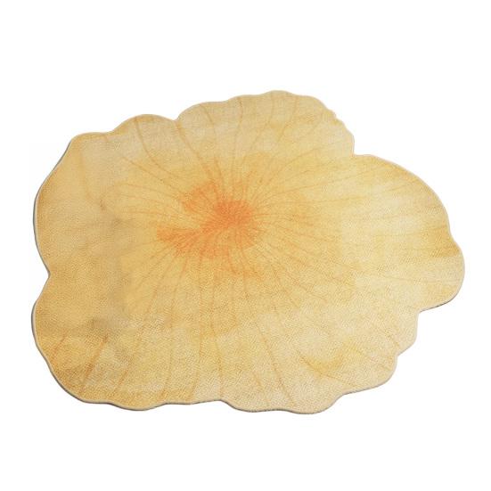 

Yousheng Floor Mat Non-Slip Backing Floral Design Easy Maintenance Versatile Rug Living Room Bathroom Kitchen Home Decor 60cm C
