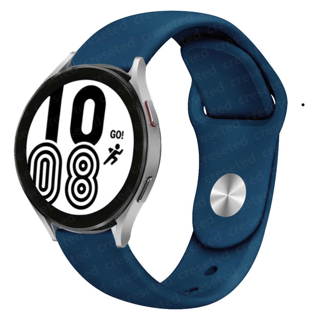20mm/22mm Watch Straps For Samsung Galaxy watch 7/6/4/classic/5 Pro/Gear S3 Silicone bracelet Huawei watch GT 2/2e/pro/3/4 band