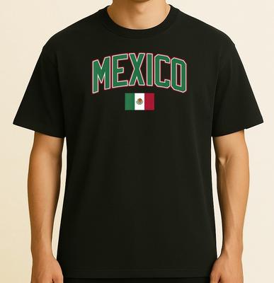 Bandeira do México Mexicano Hispânico Siesta Orgulho Vintage S-4XL Camiseta Unissex