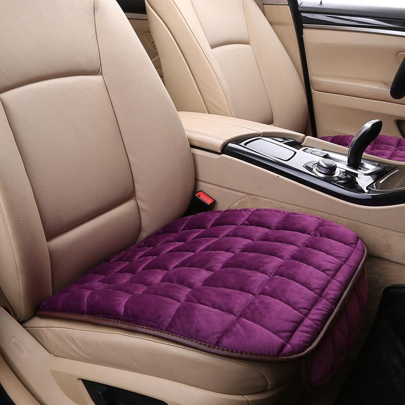 Car Seat Cushion Non-Slip Rubber Premium Comfort Memory Wadding Vehicles Office Chair Home Pad Seat Cover With Storage Pouch