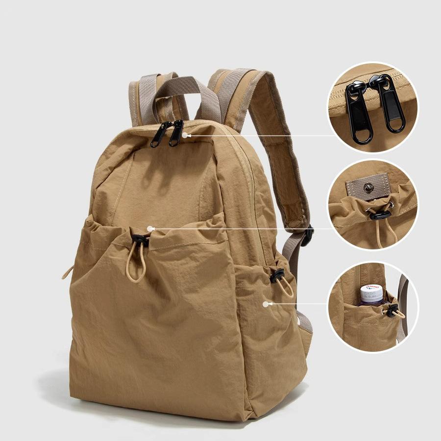 Travel Lightweight Men's Backpack New Korean Version Casual Waterproof Backpack High School Girl Large Capacity Travel School Bag