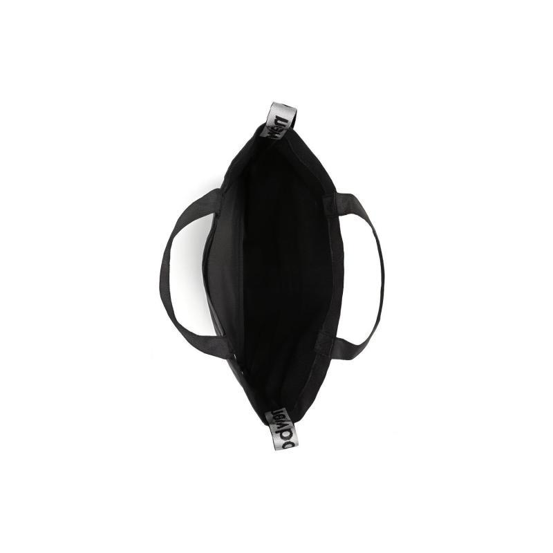 New Balance Fabric Tote Bag Shopping Bag Portable Crossbody Bag Shoulder Bag Unisex Black New Balance JABL8704