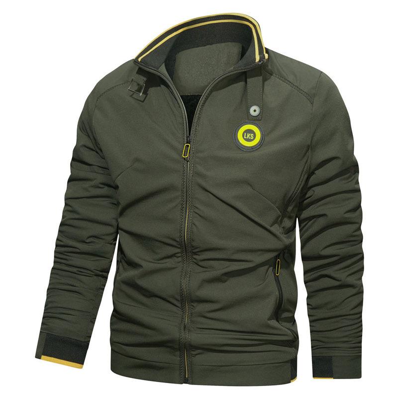 

Autumn and Winter Stand Collar Coat Men s New Men s Youth Korean Version Thick Casual Handsome Winter Jacket Clothes 4XL