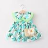 Children's Cute Dress Girl's Sleeveless Print Dress