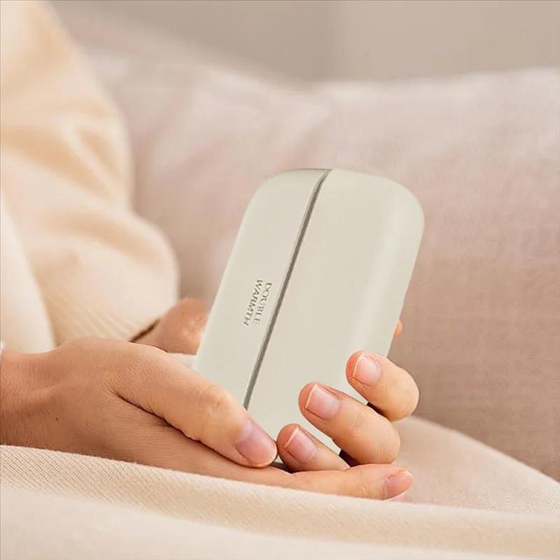 Încălzitor de mâini electric portabil 2 în 1 Reîncărcabil Mini încălzitor de lungă durată Sigur Încălzitor Încălzitor de buzunar pentru iarnă Camping Vânătoare Exterior