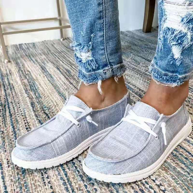 Women's Large Casual Lace-Up Loafers for All Seasons, 2020 Autumn Collection