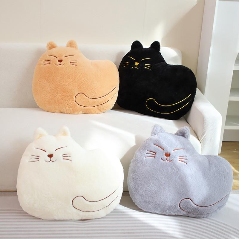 Cat Plush Toy Animal Stuffed Doll Cartoon Bedroom Decoration Kids Cute Gift