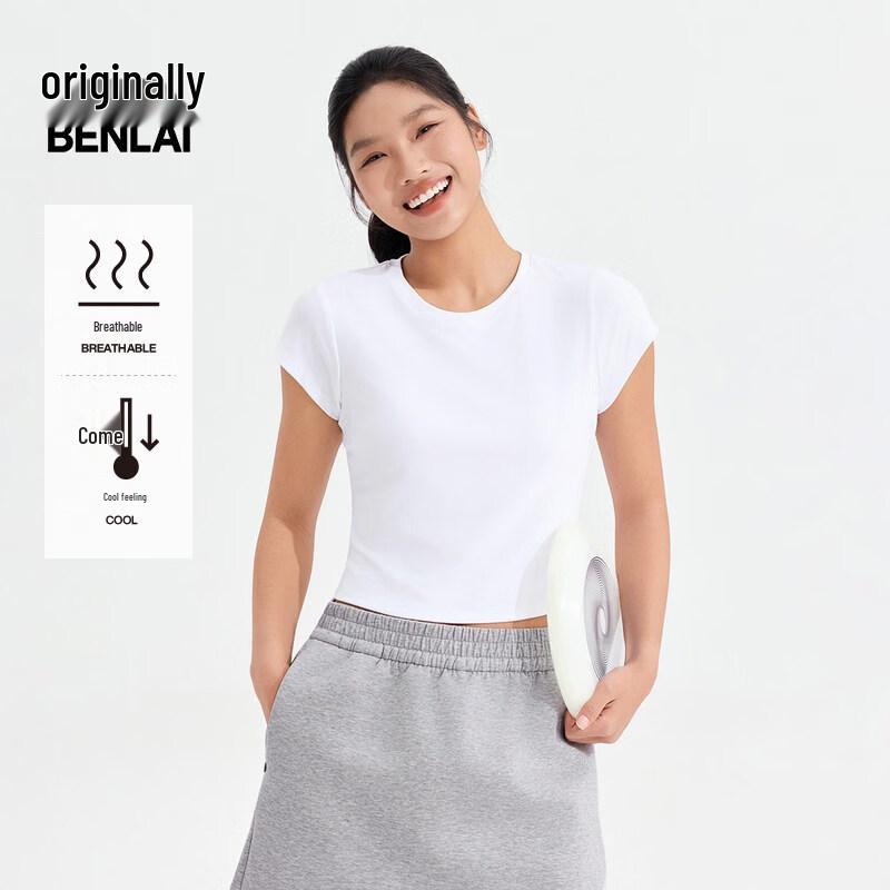 

Women s 2026 Summer Cool-Touch Slim Fit Short Sleeve T-Shirt XL
