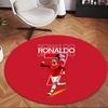 Ronaldo (14) Round Office Rug Decorative Floor Rug for Office Bedroom Living Room and Home Space