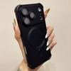 Luxury Magnetic Shockproof Silicone Phone Case For iPhone 17 16 15 14 13 12 Pro Max Plus For Magsafe Wireless Charge Soft Cover