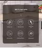 Wall-Mounted Sliding Lid Trash Can for Cabinet or Bathroom, Large Plastic