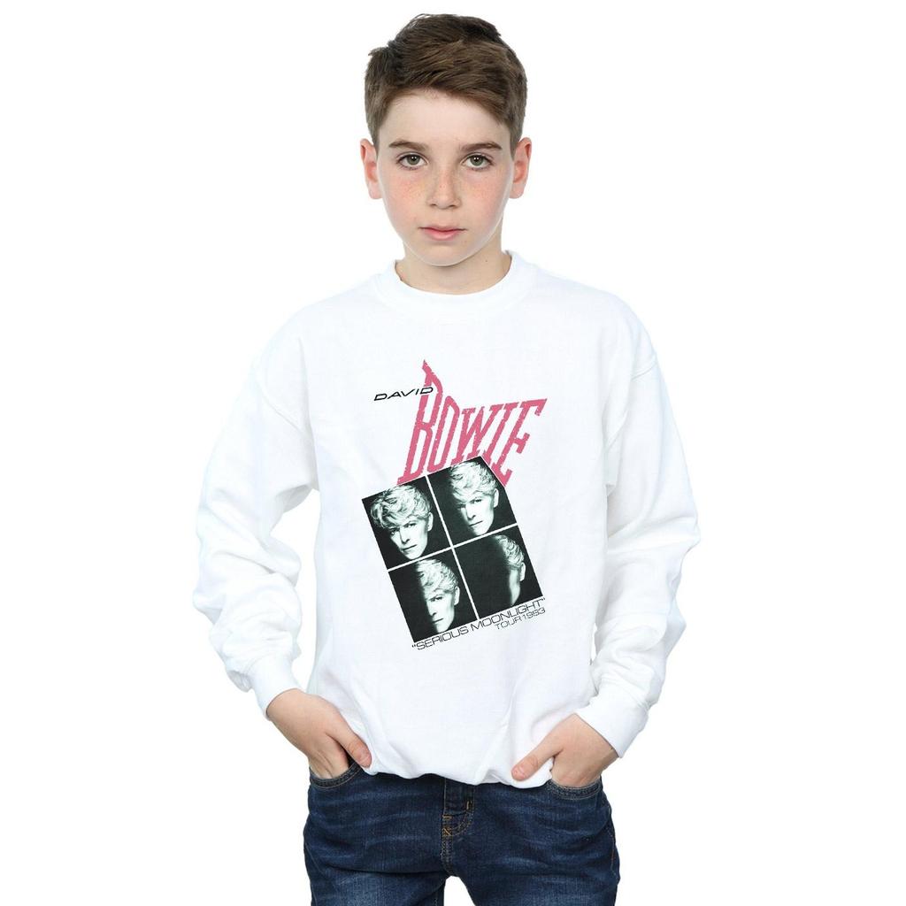 David Bowie Boys Serious Moonlight Tour 83 Sweatshirt