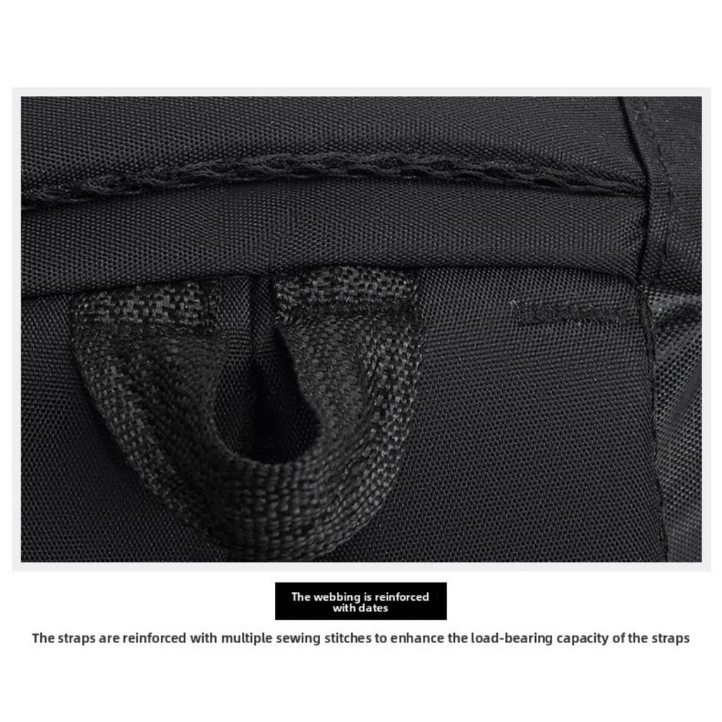 Unisex Casual Backpack - Durable Nylon Multi-Pocket Travel Bag , Ergonomic Shoulder Straps & Zipper Closure for Business Trips, Short-Distance Travel