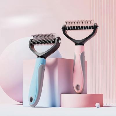 Pet Comb, Double Sided Knot Comb, Stainless Steel, Cleaning, Beauty Comb, Cat and Dog Pet Supplies, Comb