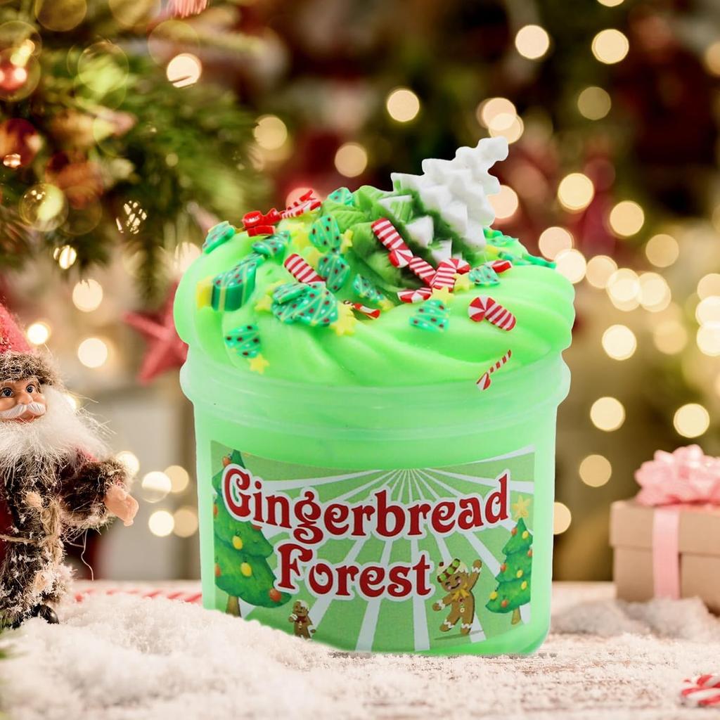 Advent Calendar 2025-24 Days of Slime and Charms Kit - Christmas Countdown Calendars Gifts for Girls Boys Kids Teens Toddlers