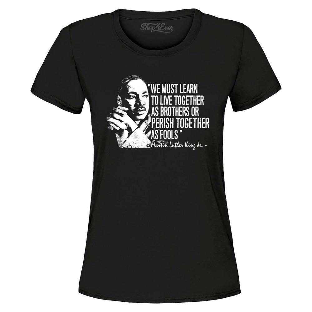 

We Must Learn Women s T-Shirt Black History Shirts 4XL