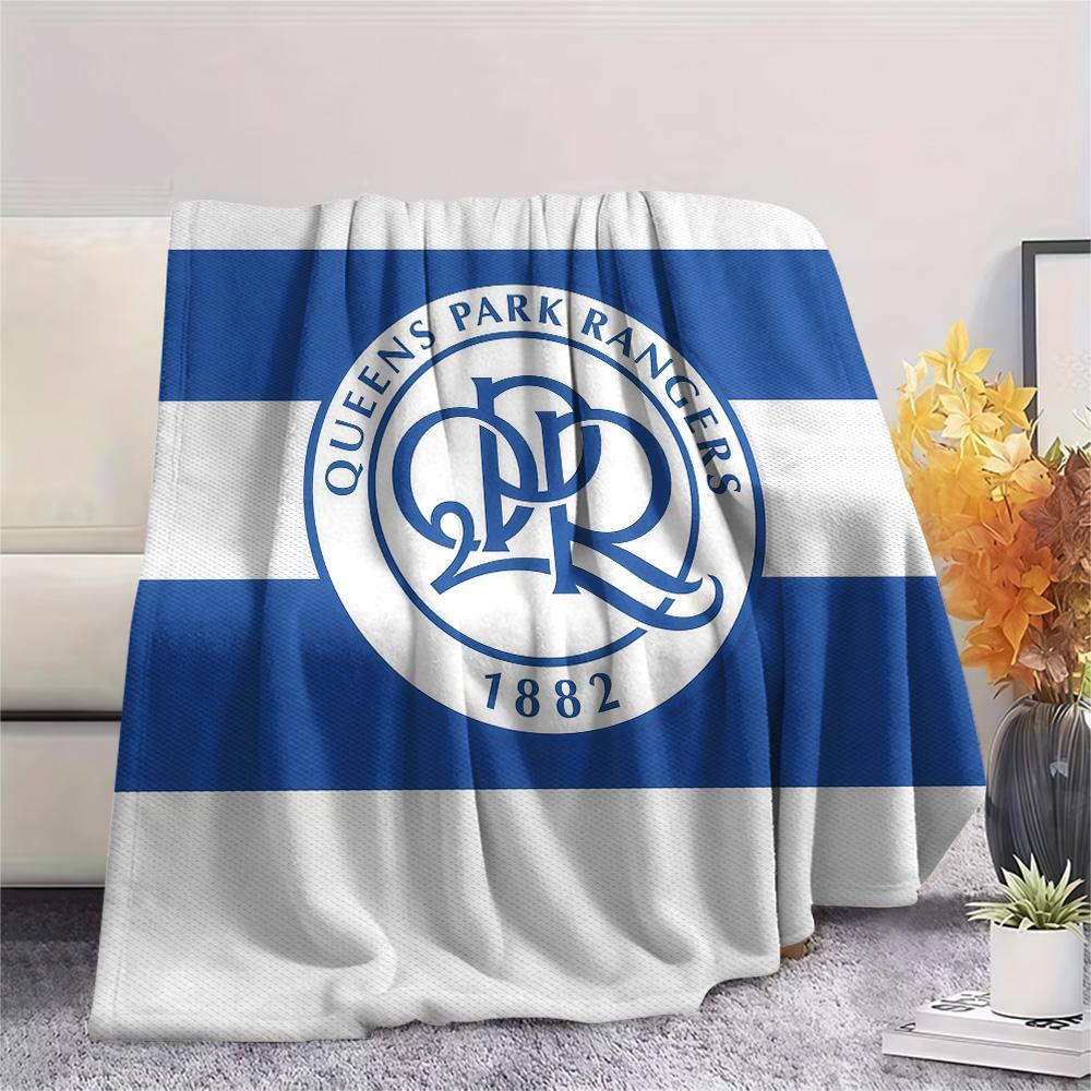 Queens Park Rangers Football Club Flannel Blanket, High Quality Comfortable for All Seasons, Home Decor, Warmth and Comfort