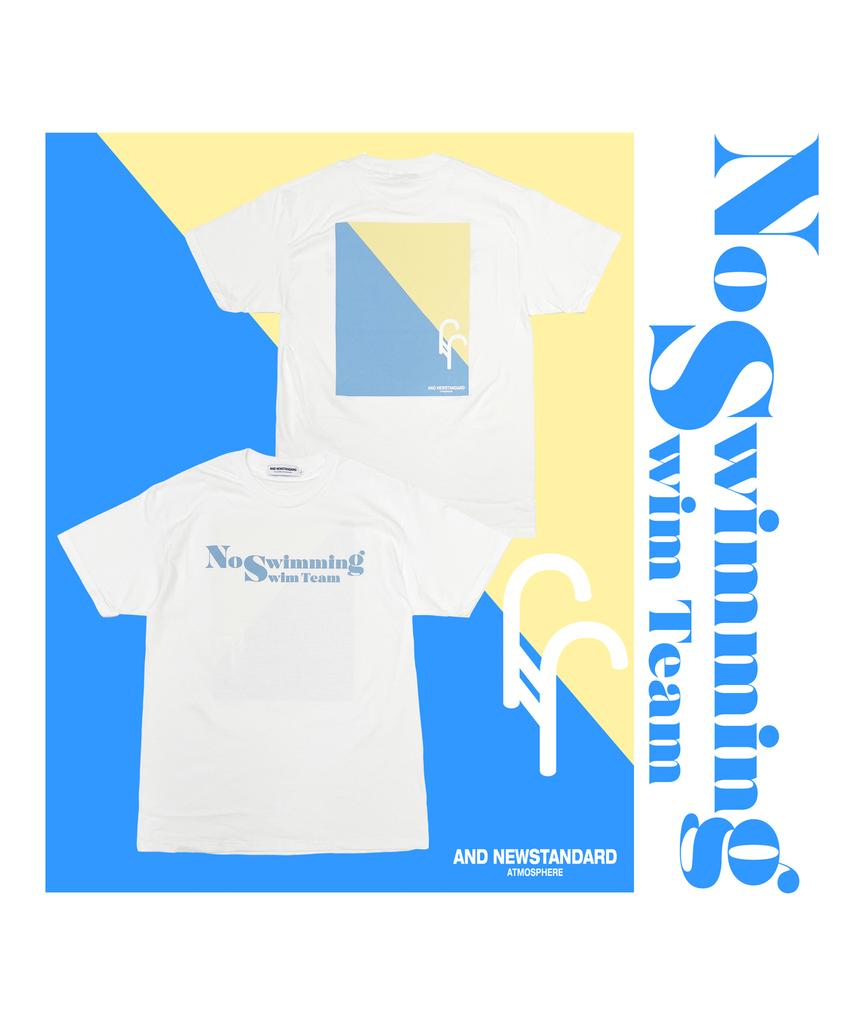 AND NEWSTANDARD No Swimming Swim Team T-Shirt (White)