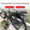 Hollow Out Bicycle Hanging Basket Black Bicycle Storage Basket For Mountain Bikes
